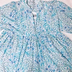 Zara Poplin Babydoll dress